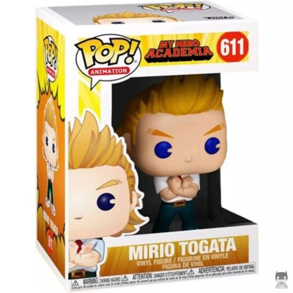 Figura Funko Pop! Mirio Togata en su caja