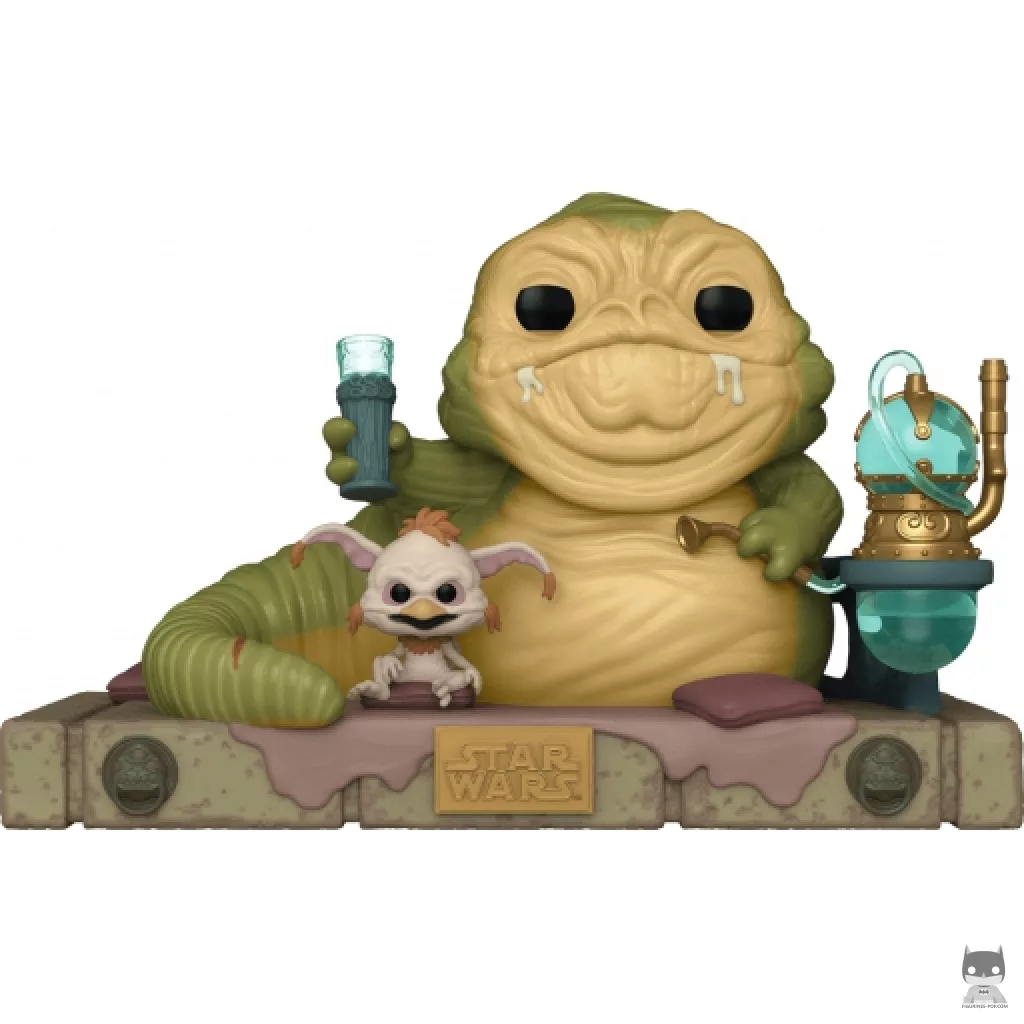 Figura Funko Pop! Jabba el Hutt & Salacious B. Crumb (Star Wars: Episodio VI, El retorno del Jedi)