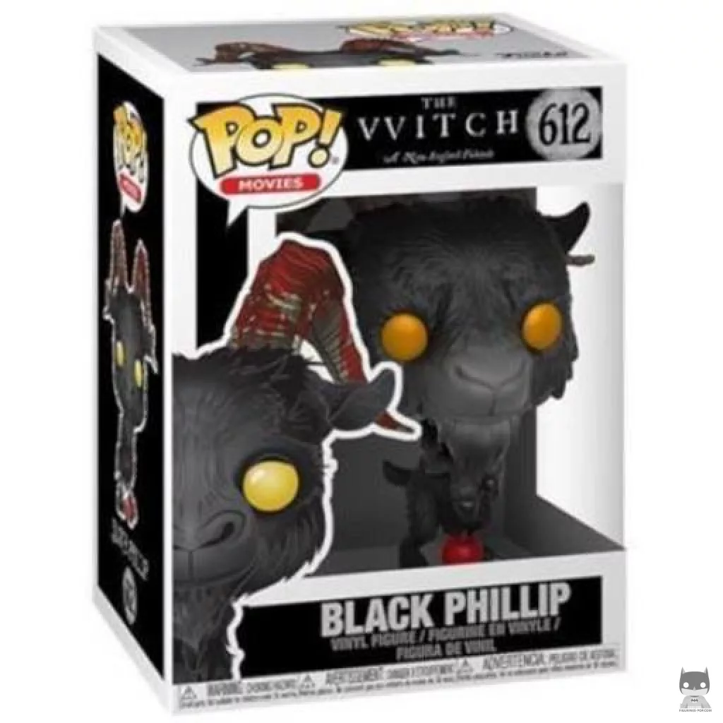 Figura Funko Pop! Black Phillip en su caja