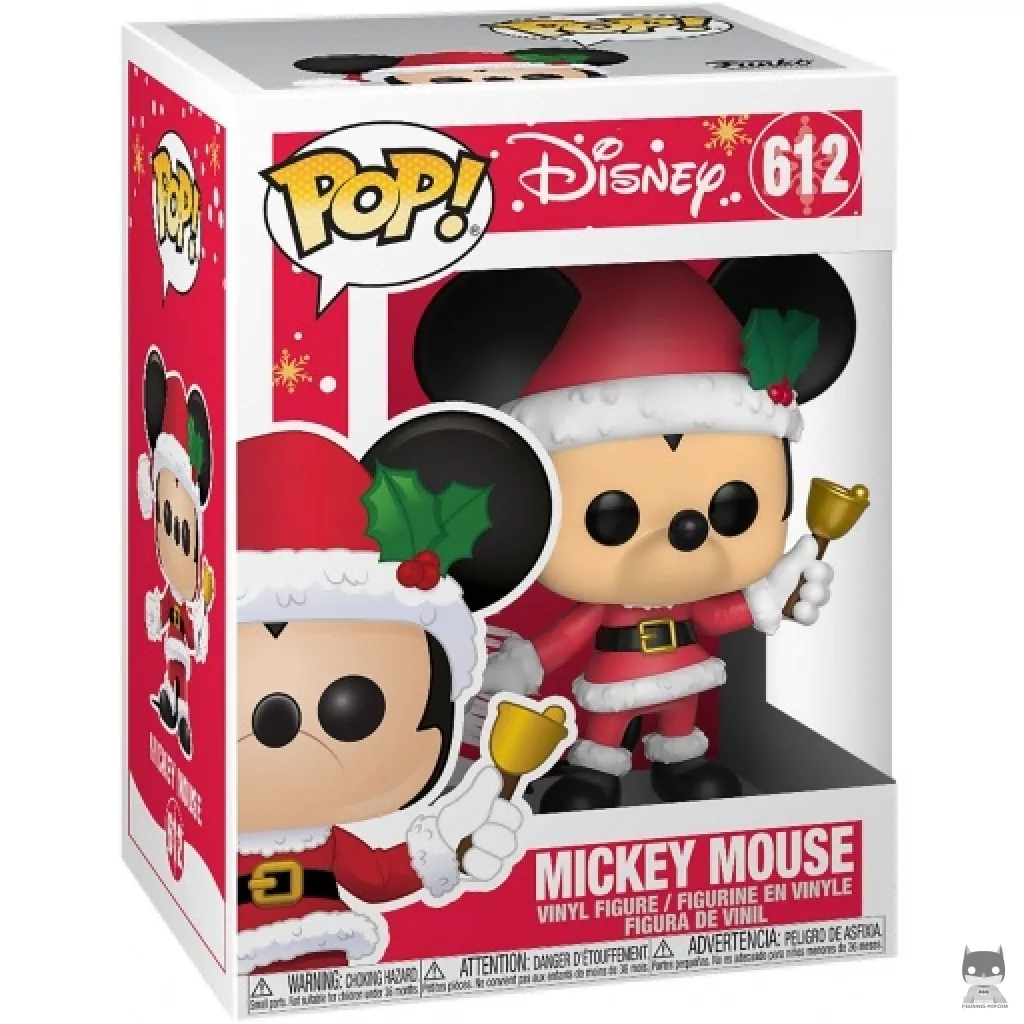 Figura Funko Pop! Mickey Mouse Navidad en su caja