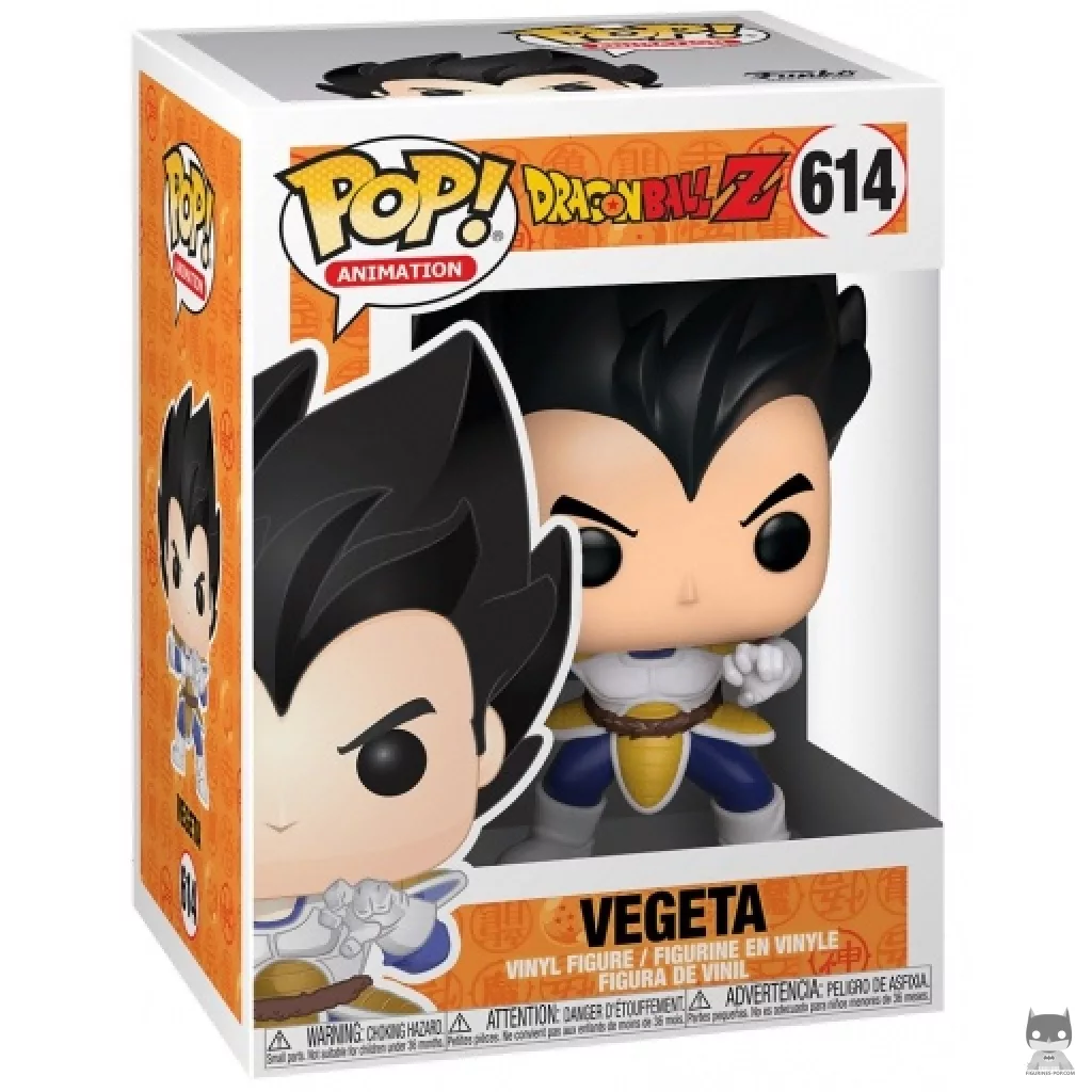 Figura Funko Pop! Vegeta en su caja