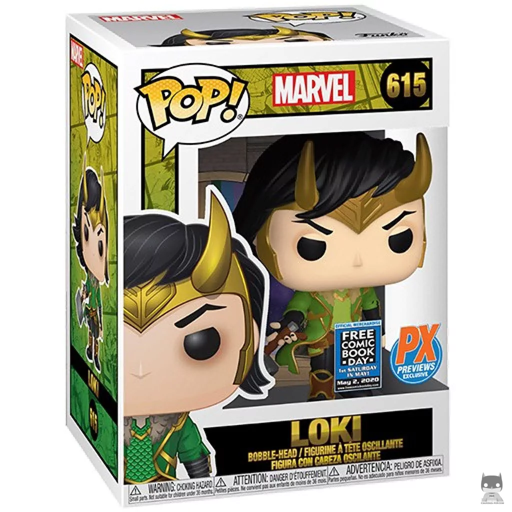 Figura Funko Pop! Loki en su caja