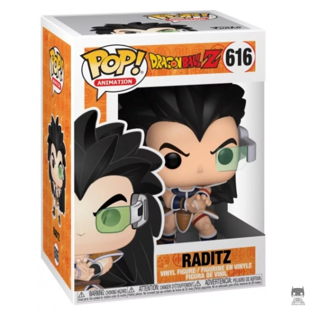 Figura Funko Pop! Raditz en su caja