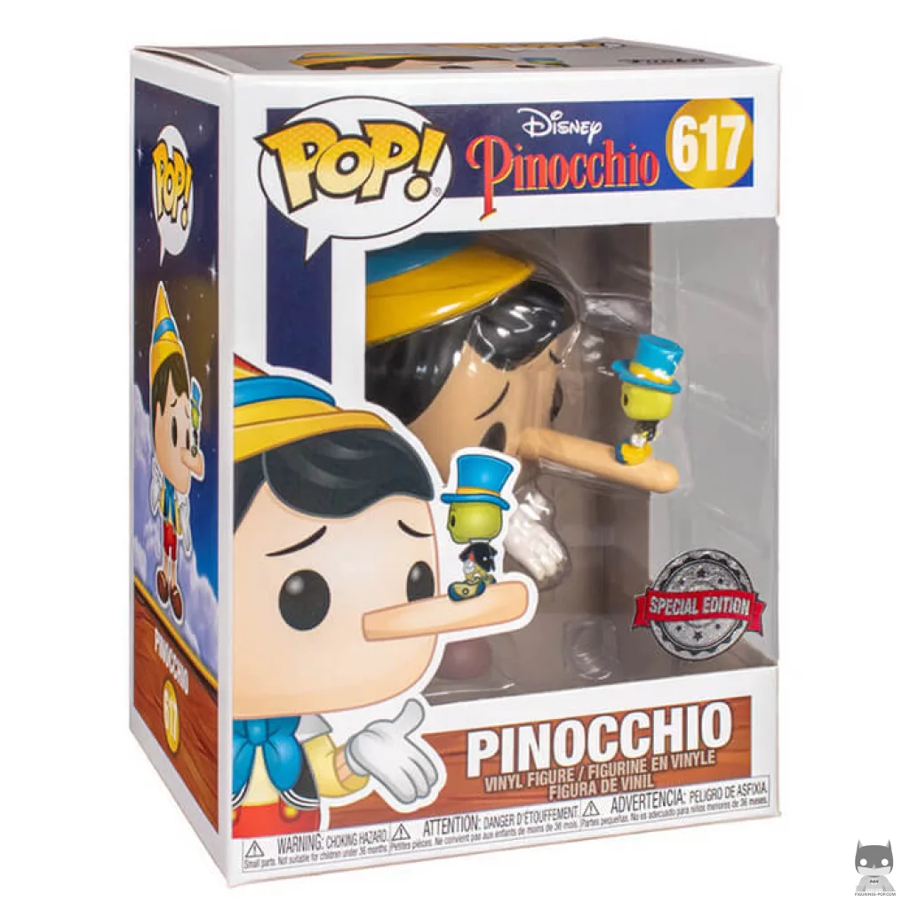 Figura Funko Pop! Pinocho en su caja