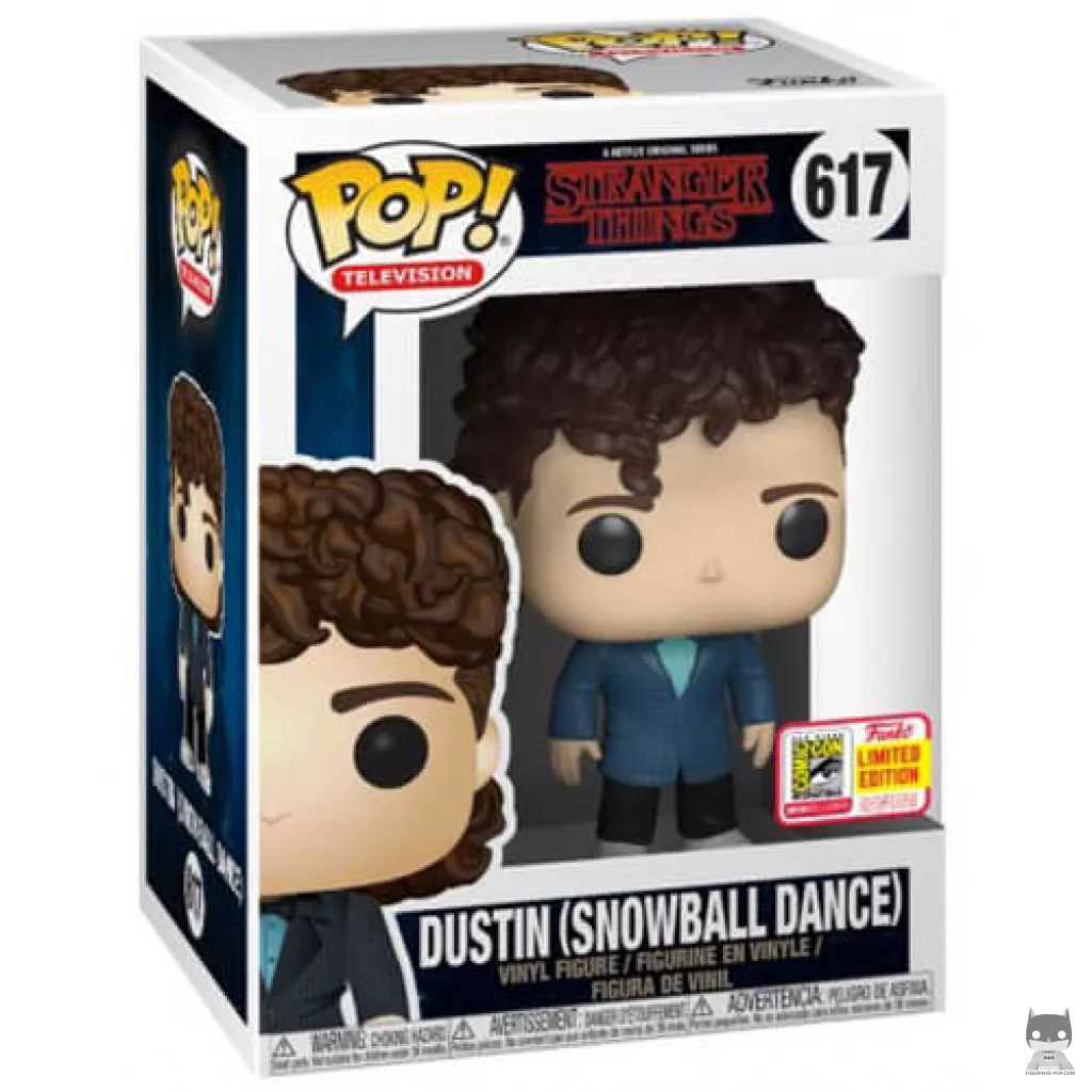 Figura Funko Pop! Dustin en el Baile de invierno en su caja