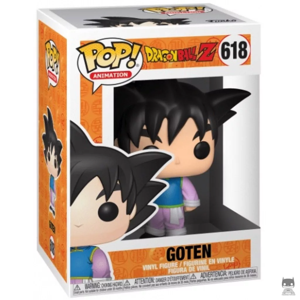 Figura Funko Pop! Goten en su caja