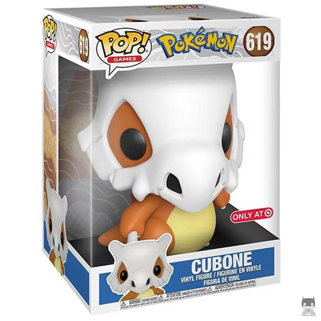 Figura Funko Pop! Cubone (Supersized 10'') en su caja