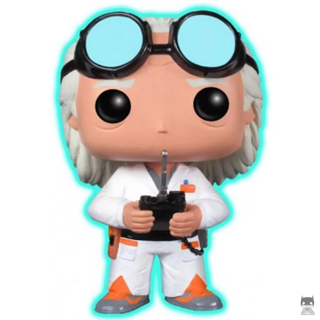 Figura Funko Pop! Dr. Emmett Brown (Brilla en la oscuridad) (Regreso al futuro)
