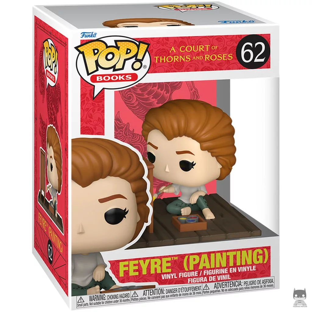 Figura Funko Pop! Feyre (Pintando) en su caja