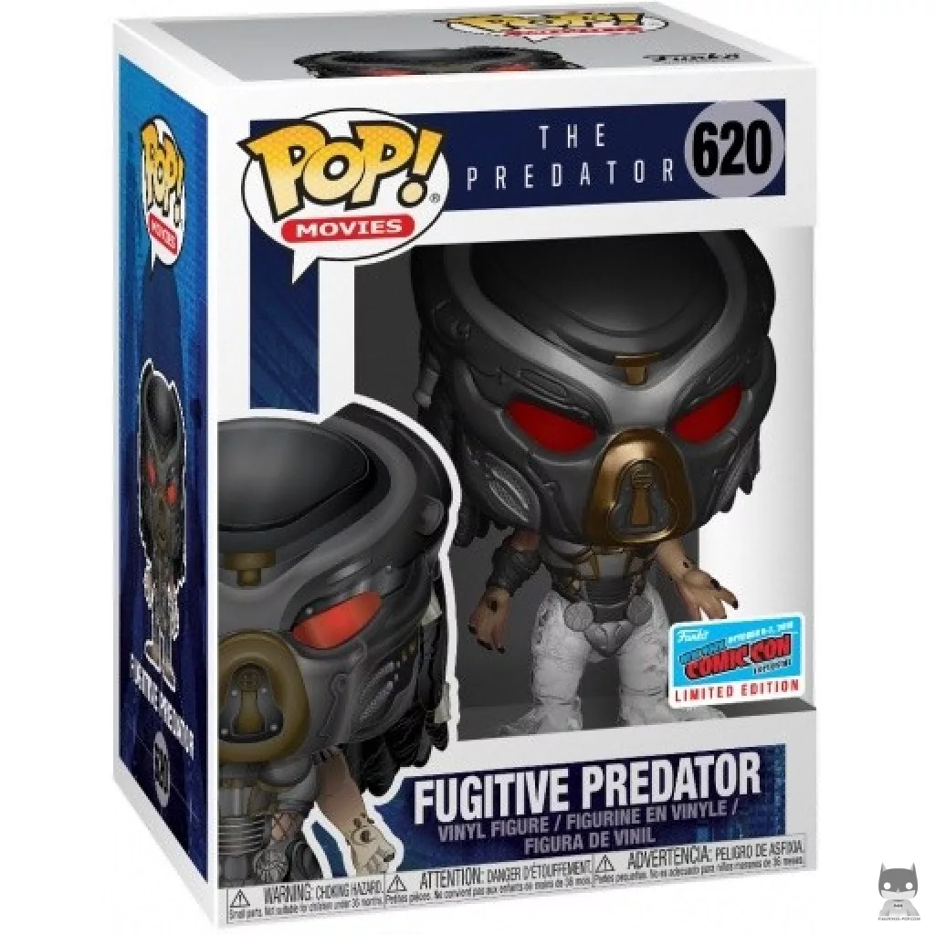 Figura Funko Pop! Depredador fugitivo desapareciendo en su caja