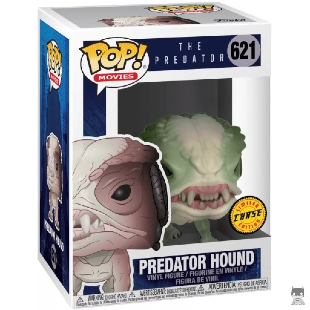 Figura Funko Pop! Sabueso Predator (Chase) en su caja