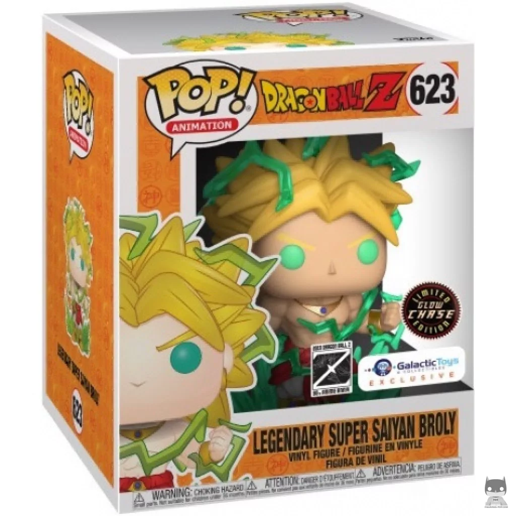 Figura Funko Pop! Broly (Supersized & Brilla en la oscuridad) en su caja