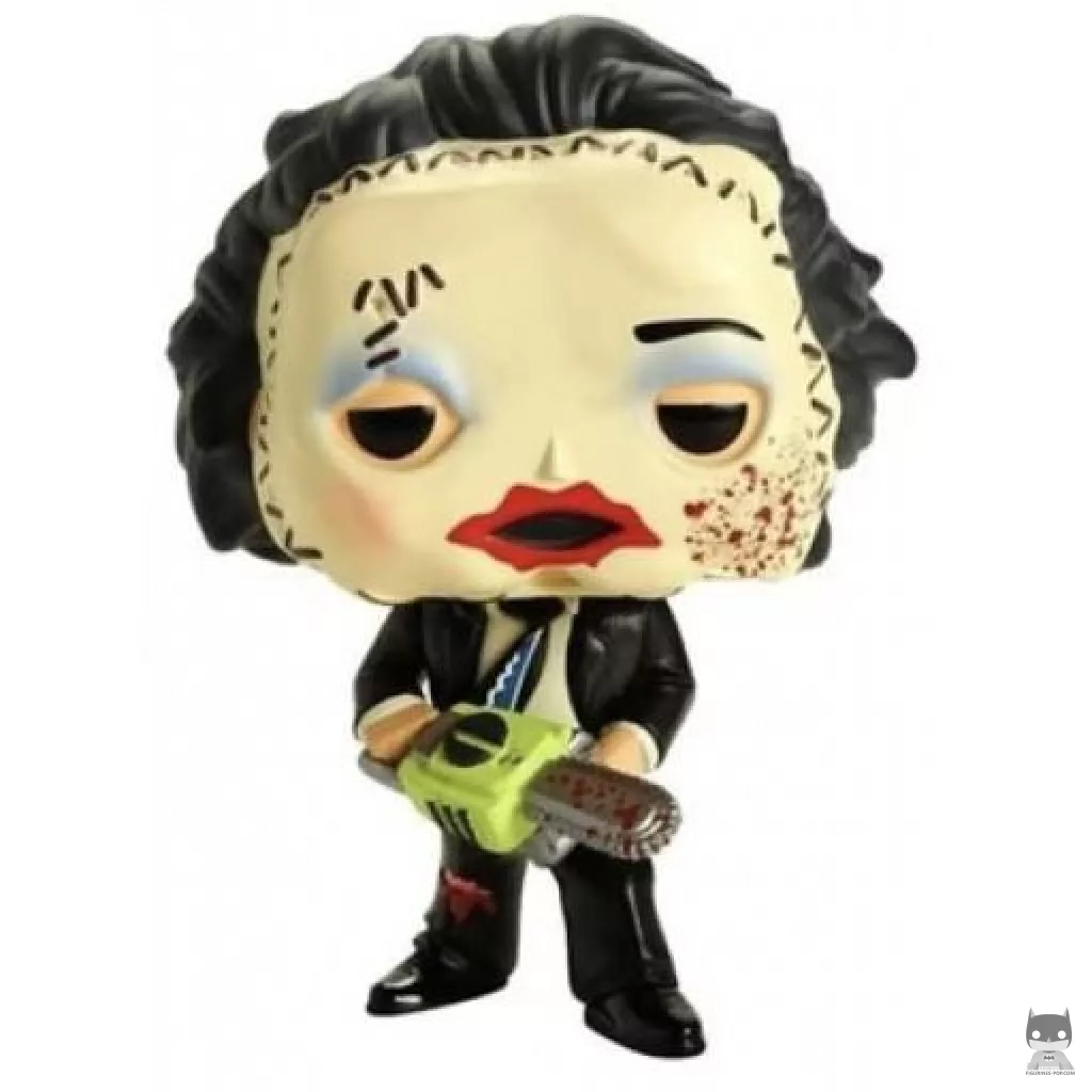 Figura Funko Pop! Leatherface con máscara de mujer guapa (Ensangrentado & Chase) (La matanza de Texas)