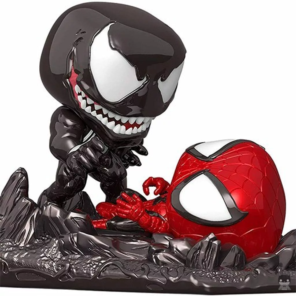 Figura Funko Pop! Venom vs Spider-Man (Metalizado) (Marvel Comics)