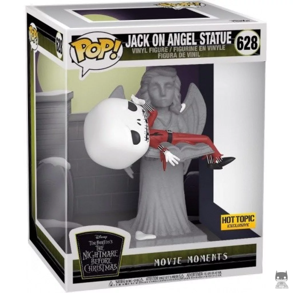 Figura Funko Pop! Jack sobre la estatua del ángel (Supersized) en su caja