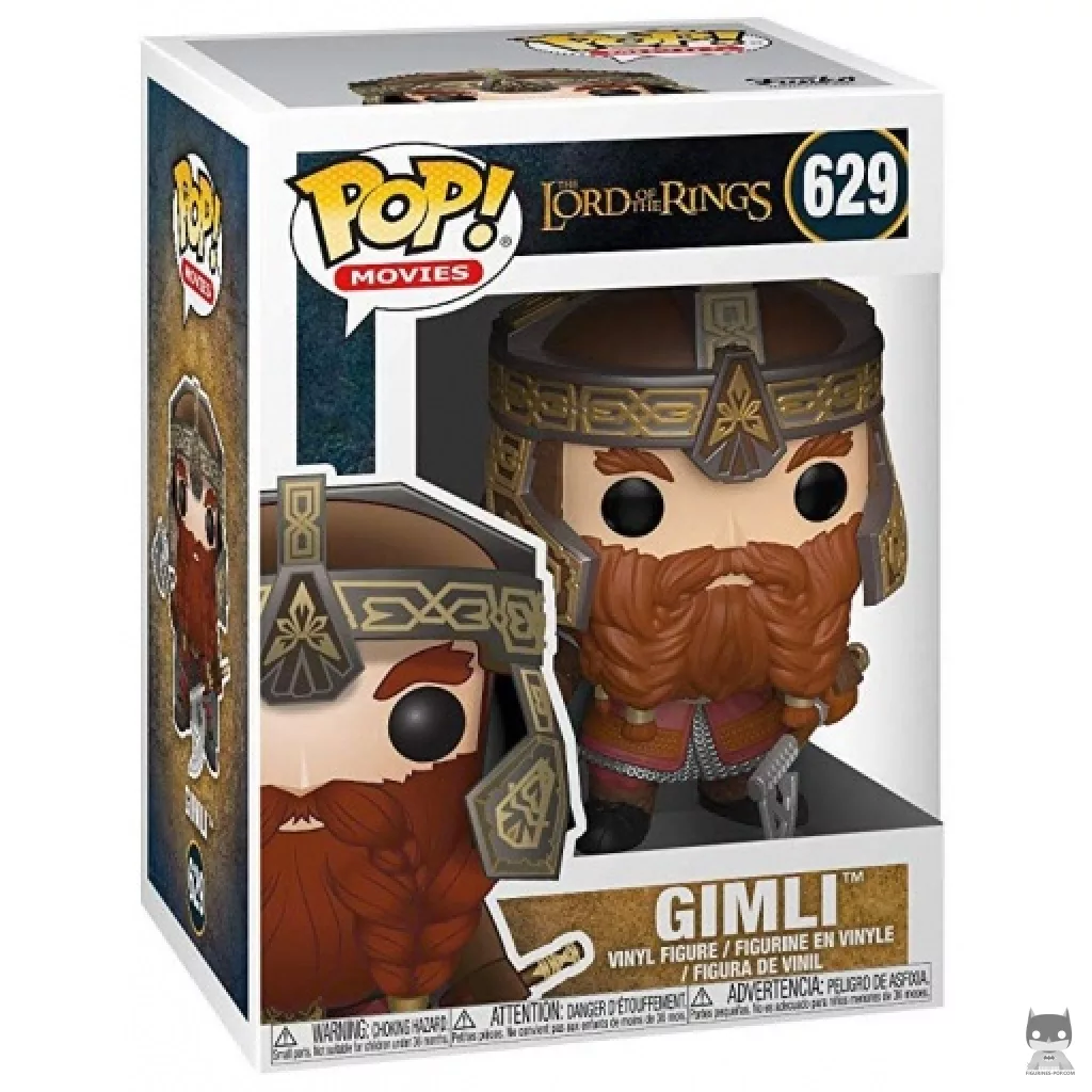 Figura Funko Pop! Gimli en su caja