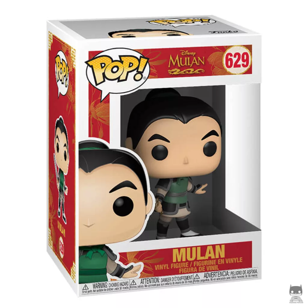 Figura Funko Pop! Mulán en su caja