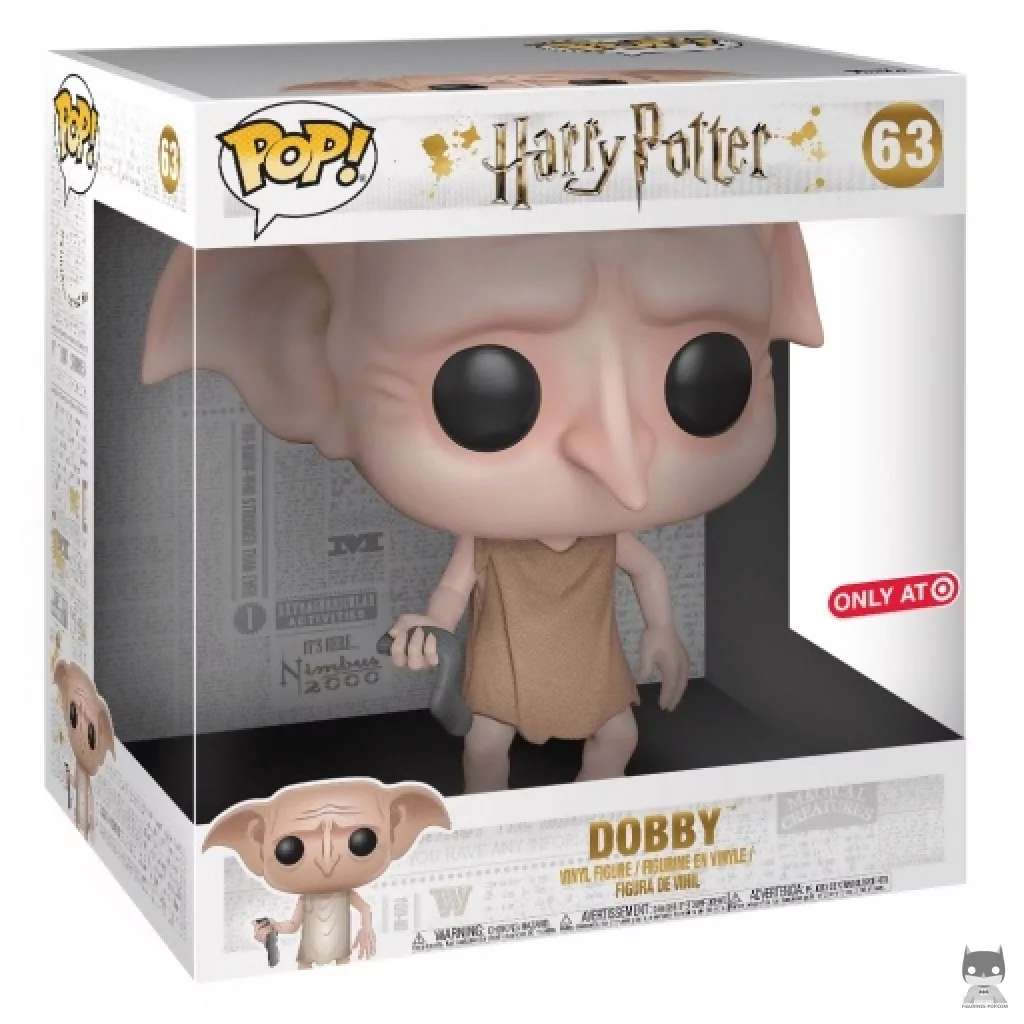 Figura Funko Pop! Dobby (Supersized 10'') en su caja