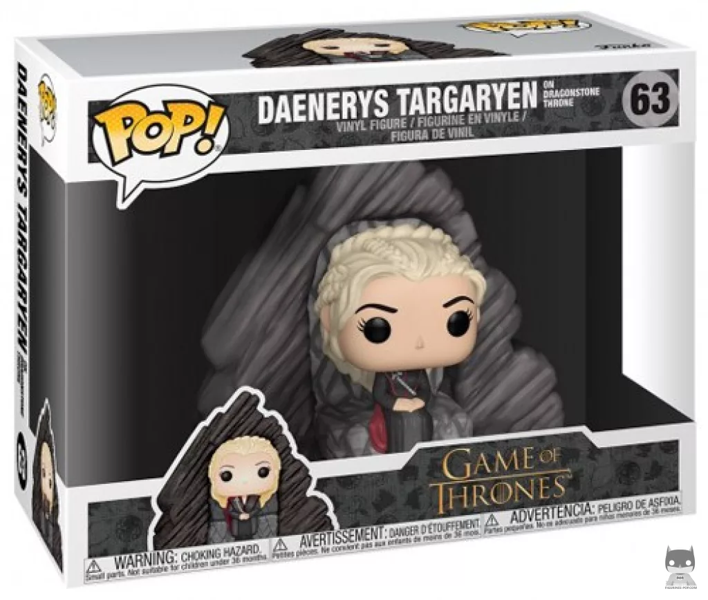 Figura Funko Pop! Daenerys Targaryen (Trono de Rocadragón) en su caja