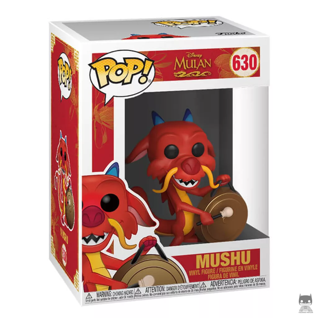 Figura Funko Pop! Mushu en su caja