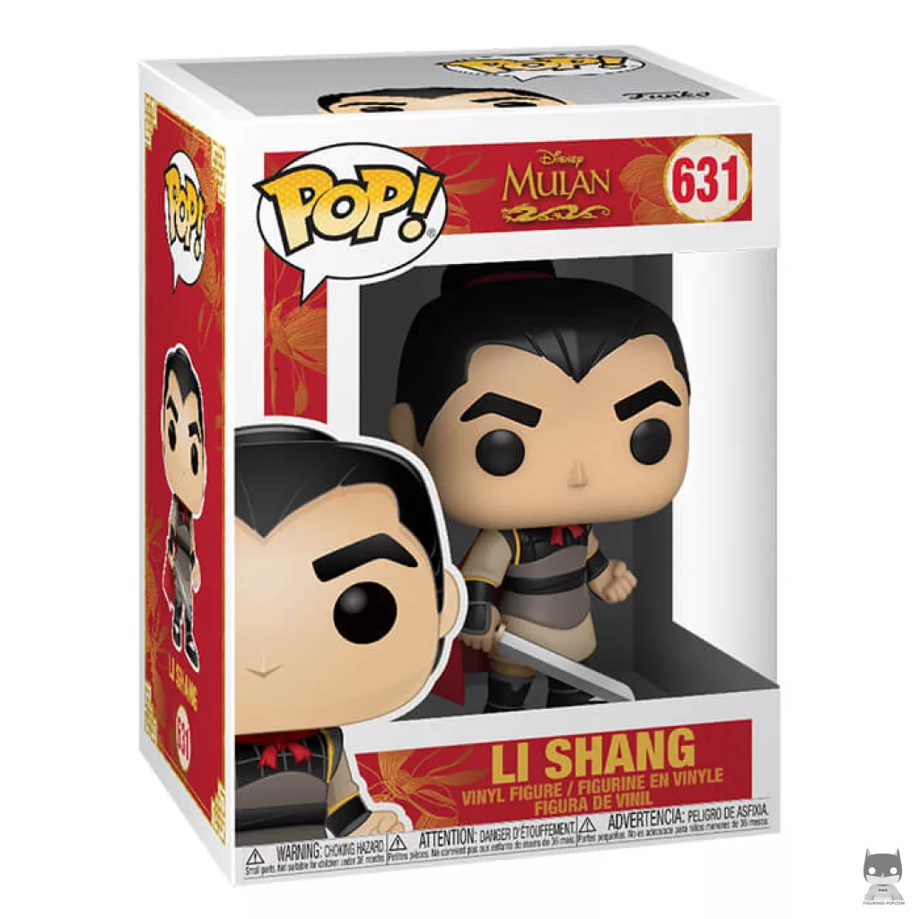 Figura Funko Pop! Li Shang en su caja