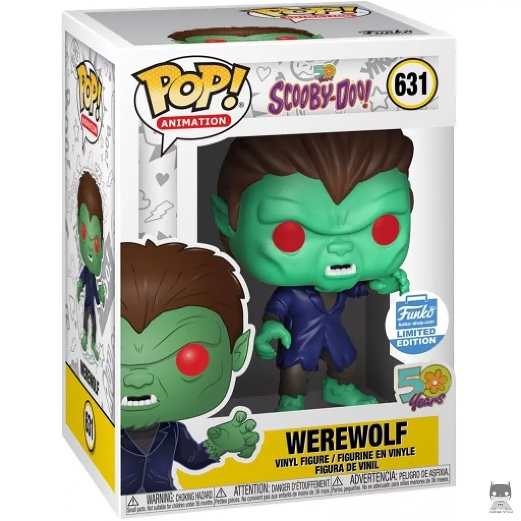 Figura Funko Pop! Hombre lobo en su caja