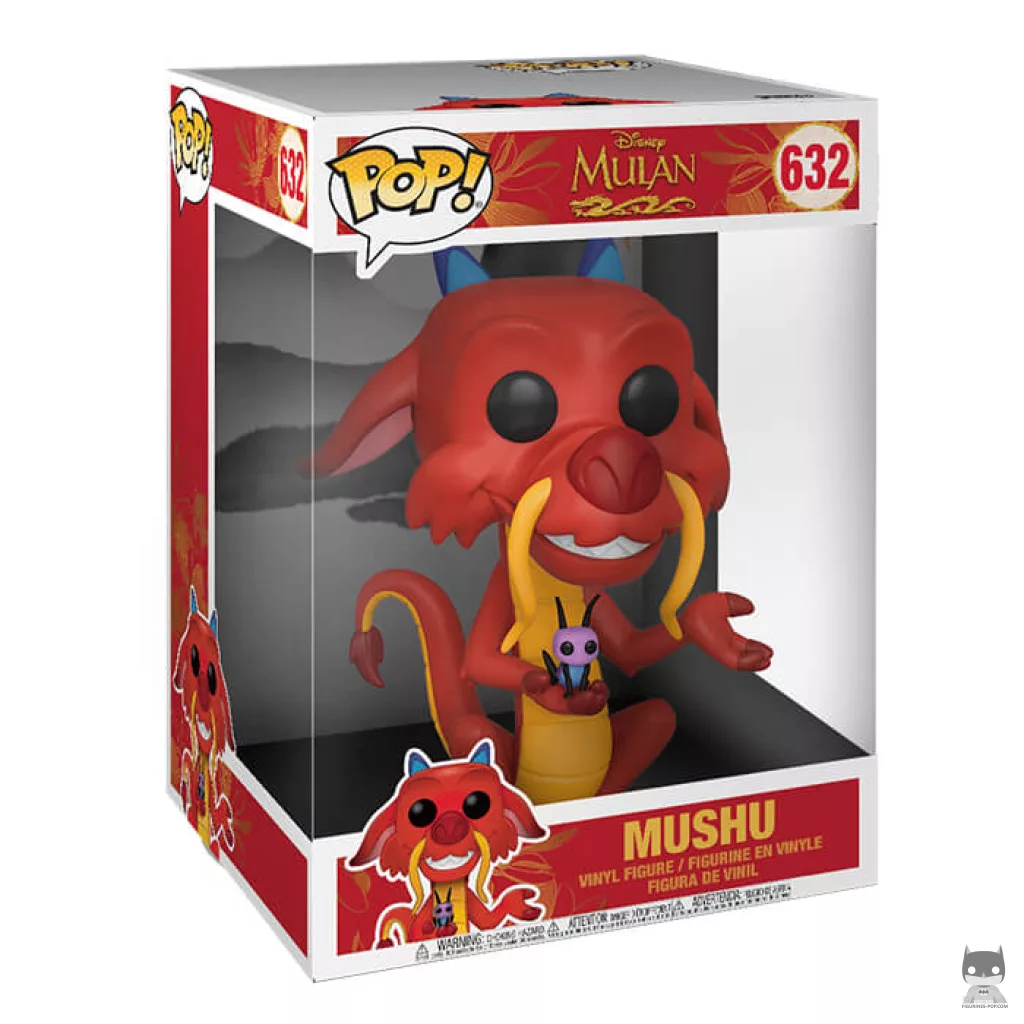 Figura Funko Pop! Mushu en su caja