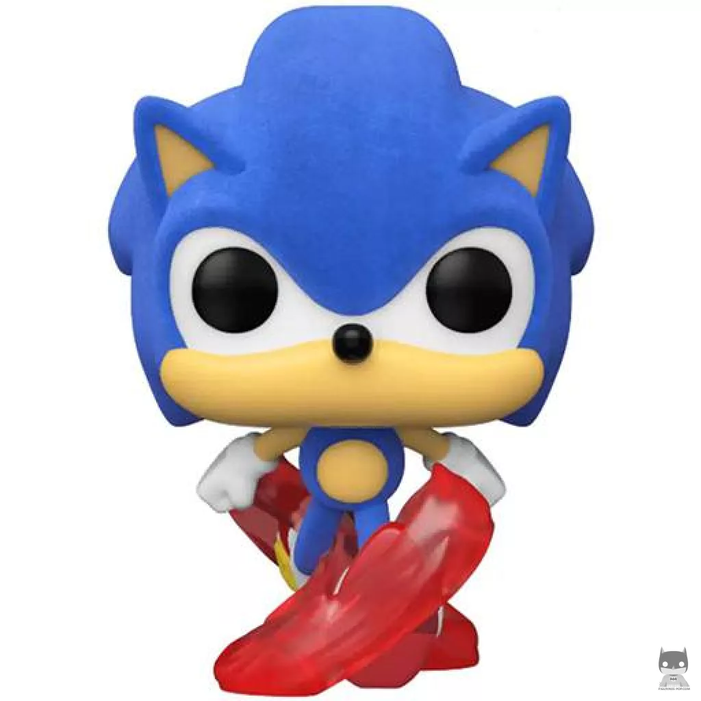 Figura Funko Pop! Sonic clásico (Flocado) (Sonic The Hedgehog)