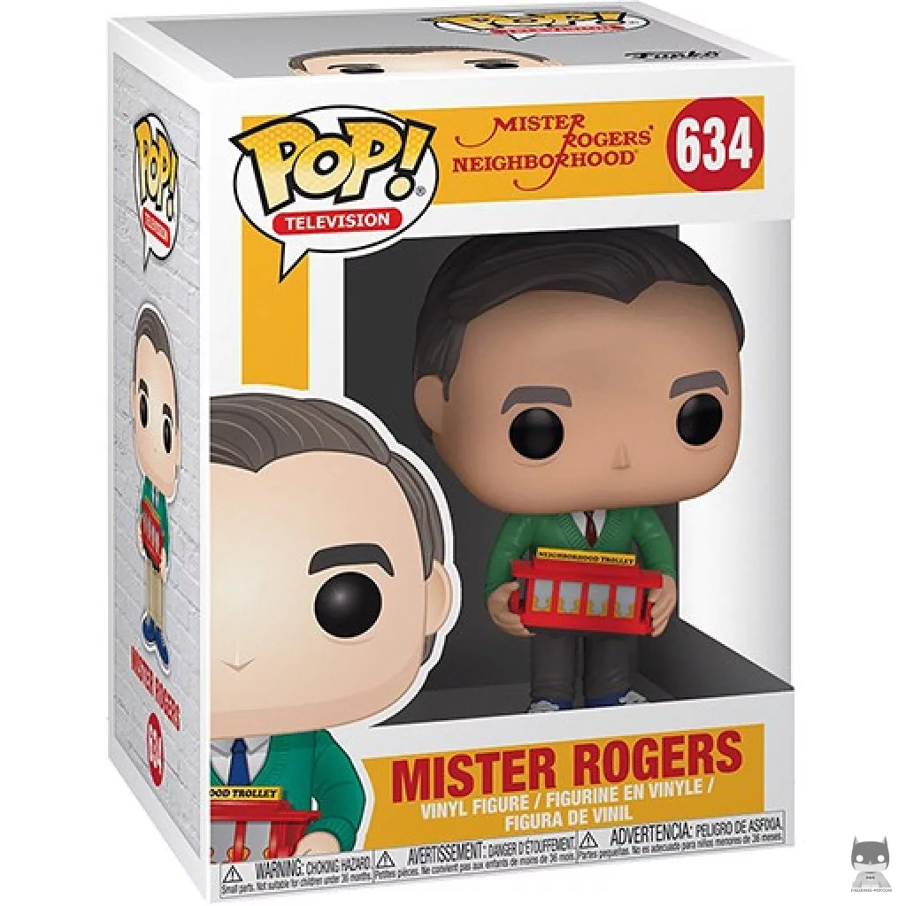 Figura Funko Pop! Mister Rogers en su caja