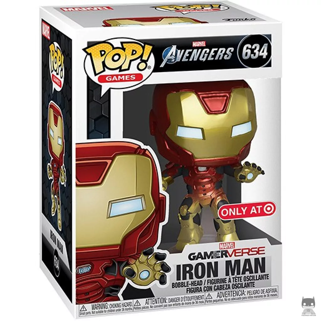 Figura Funko Pop! Iron Man en su caja
