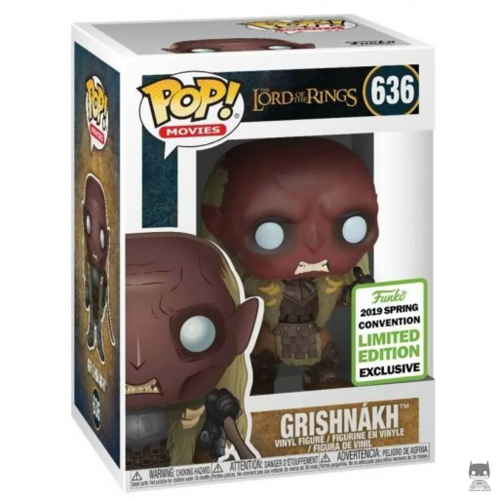 Figura Funko Pop! Grishnakh en su caja