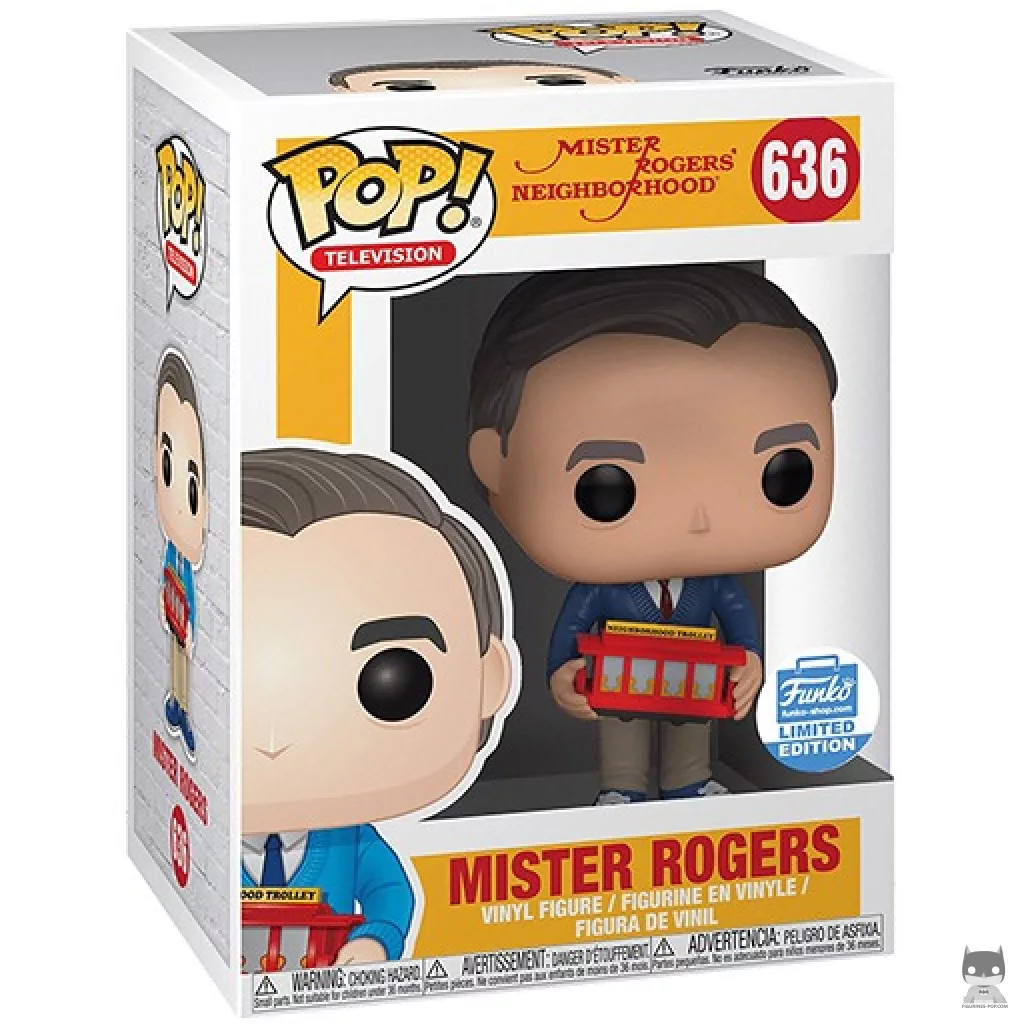 Figura Funko Pop! Mister Rogers en su caja