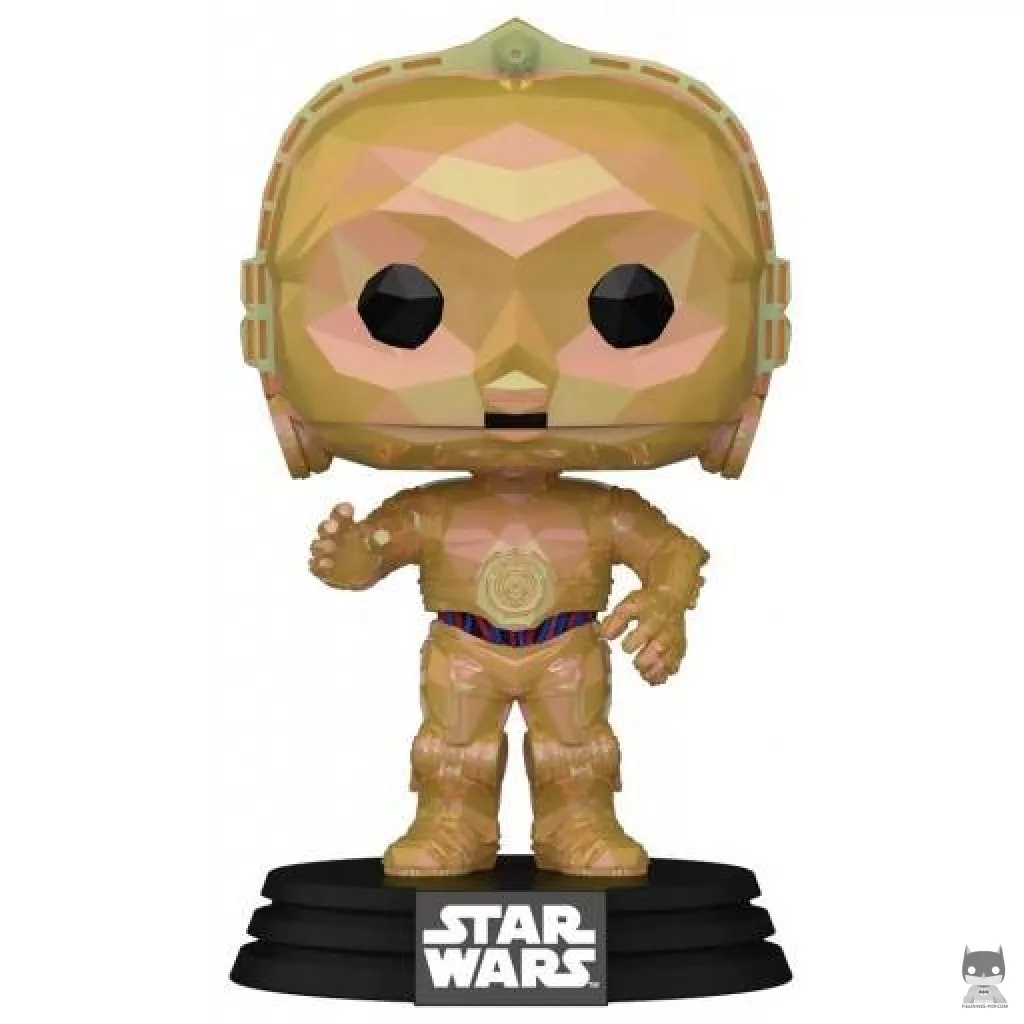 Figura Funko Pop! C-3PO (Facetado) (Disney 100)