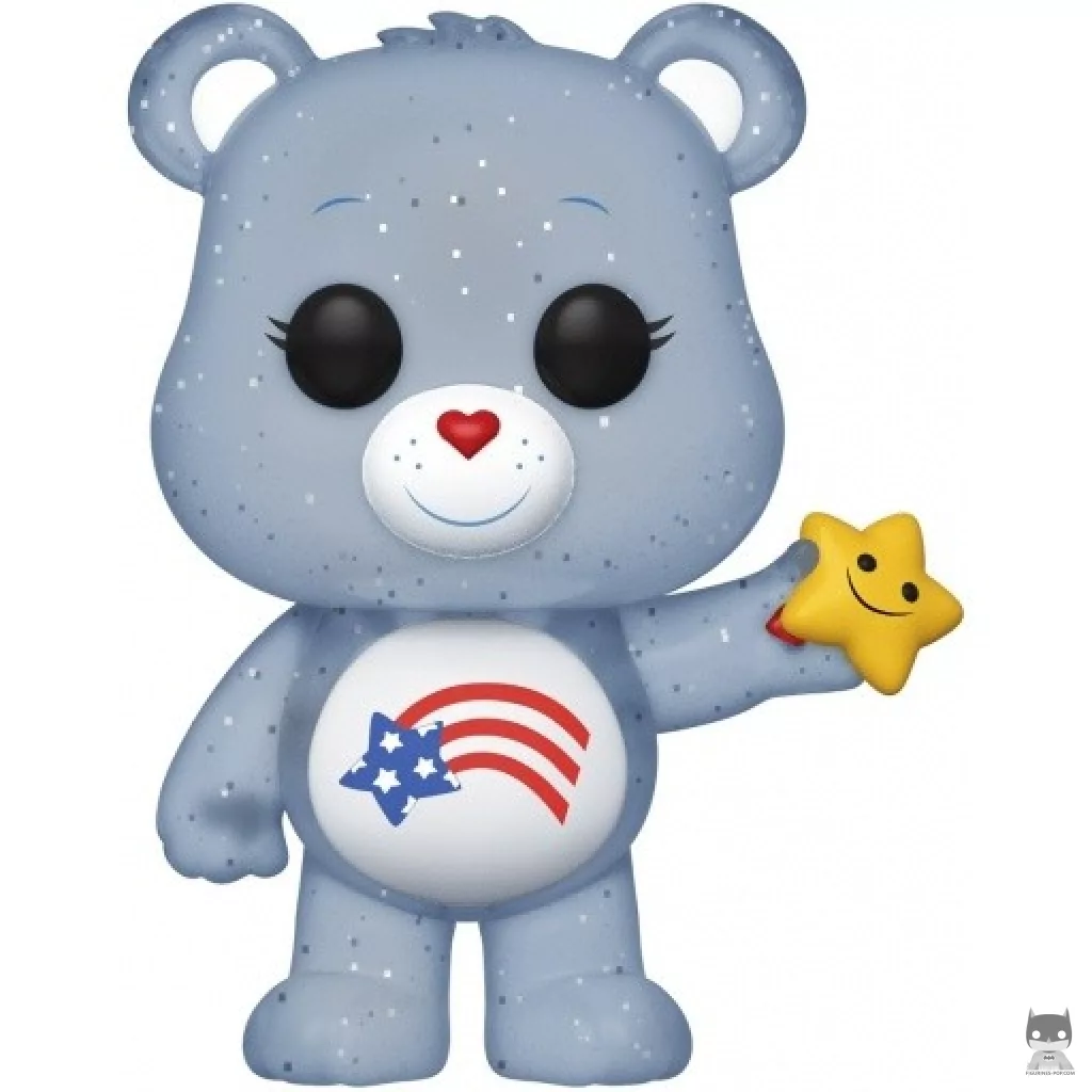Figura Funko Pop! America Cares Bear (Purpurina) (Osos amorosos)
