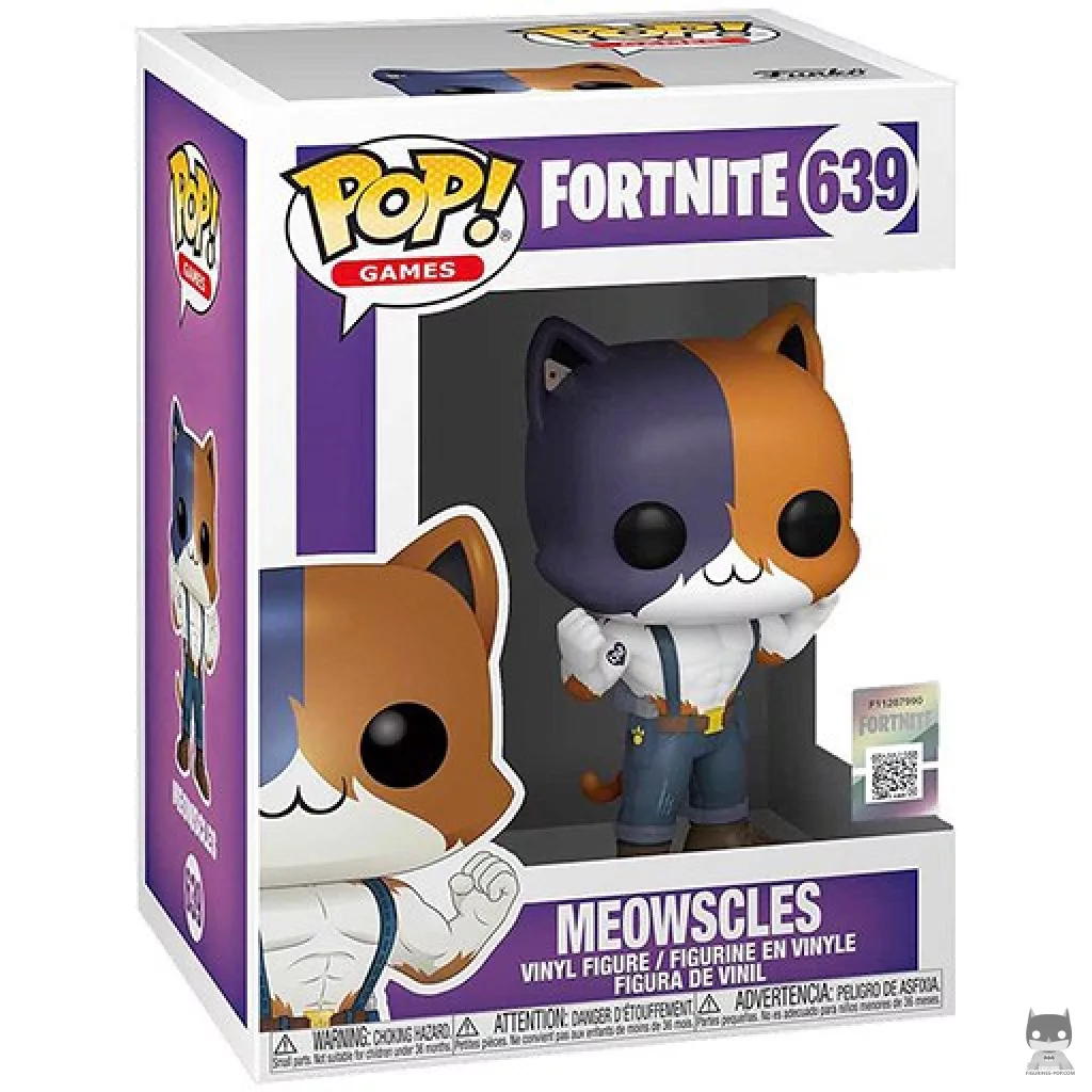 Figura Funko Pop! Meowscles en su caja