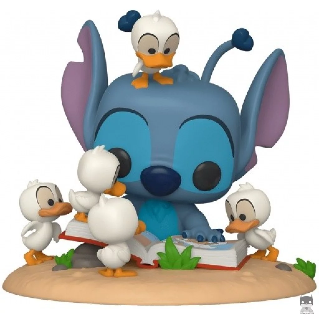 Figura Funko Pop! Stitch con patos (Supersized) (Lilo y Stitch)