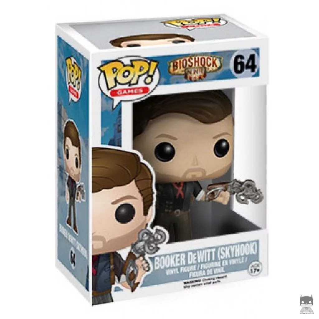 Figura Funko Pop! Booker DeWitt (Skyhook) en su caja