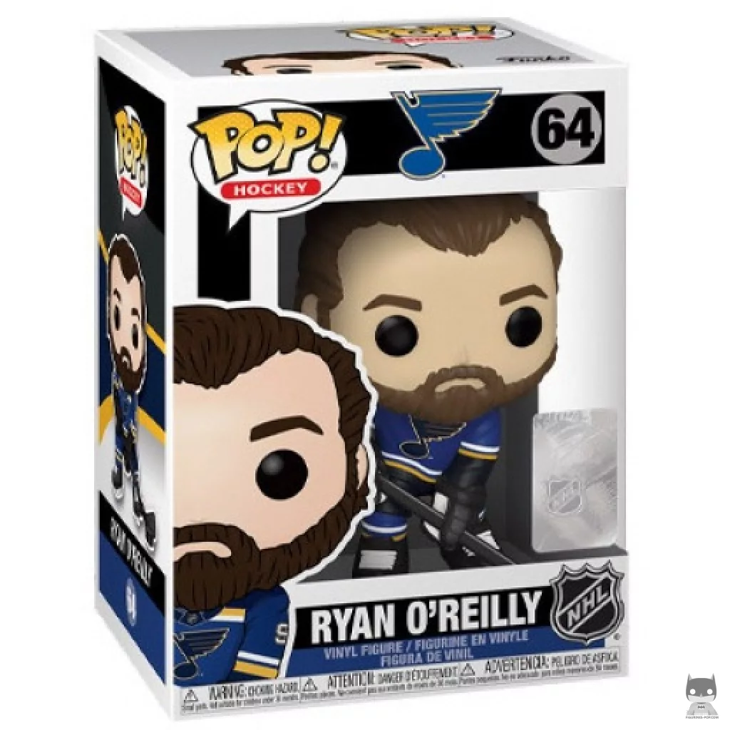 Figura Funko Pop! Ryan O'Reilly en su caja