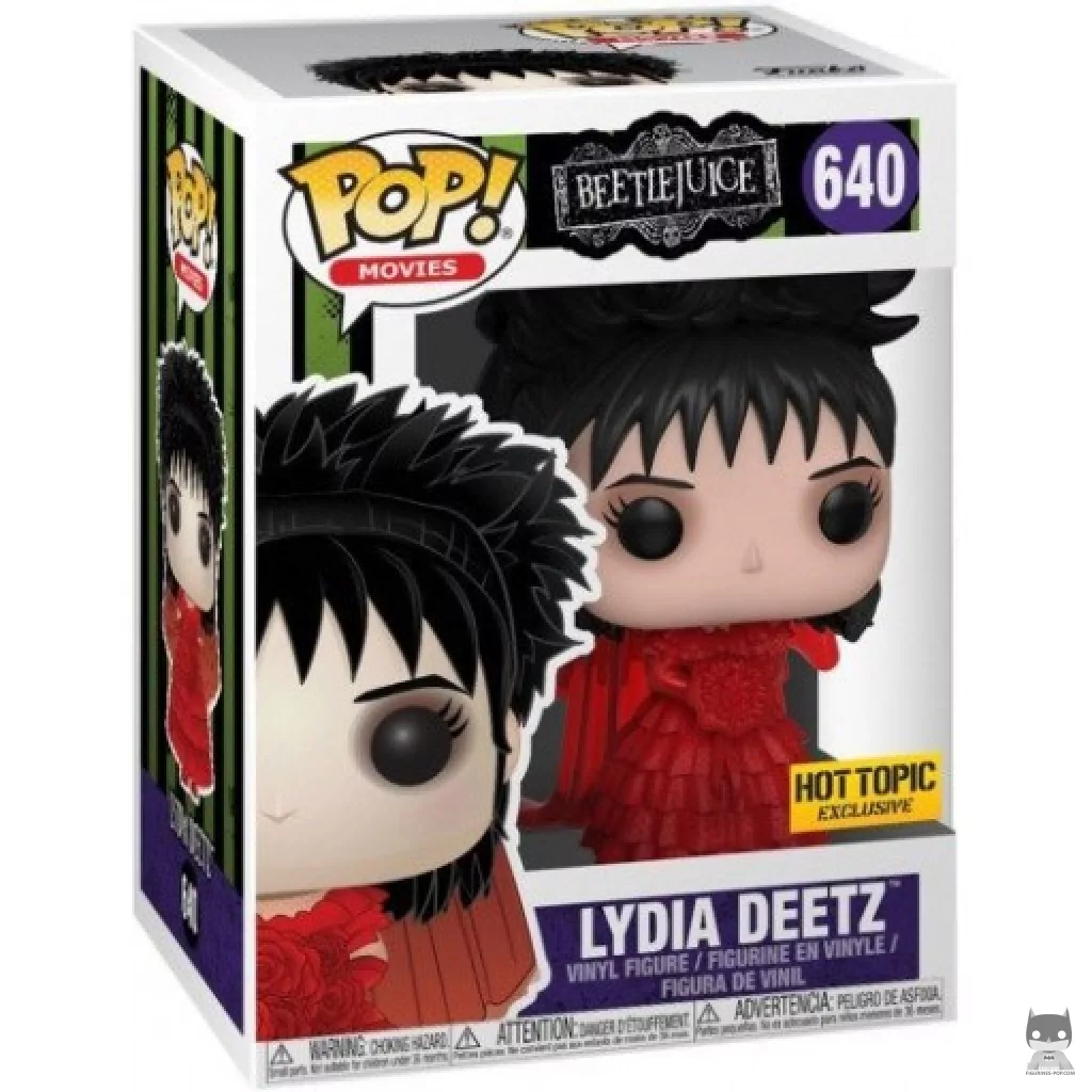 Figura Funko Pop! Lydia Deetz en su caja