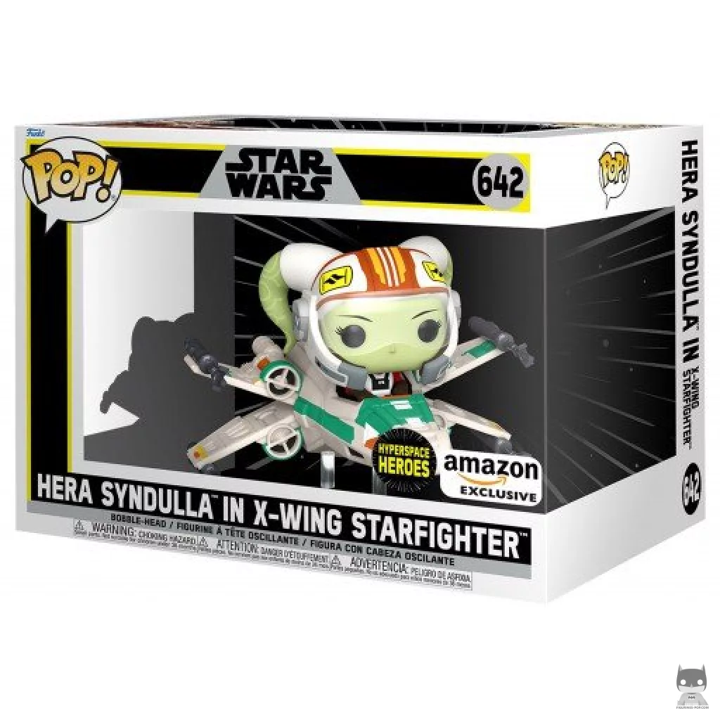 Figura Funko Pop! Hyperspace Heroes: Hera en caza estelar Ala-X en su caja