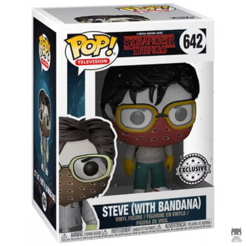 Figura Funko Pop! Steve con pañuelo en su caja