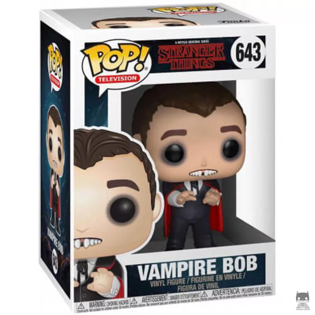 Figura Funko Pop! Bob vampiro en su caja