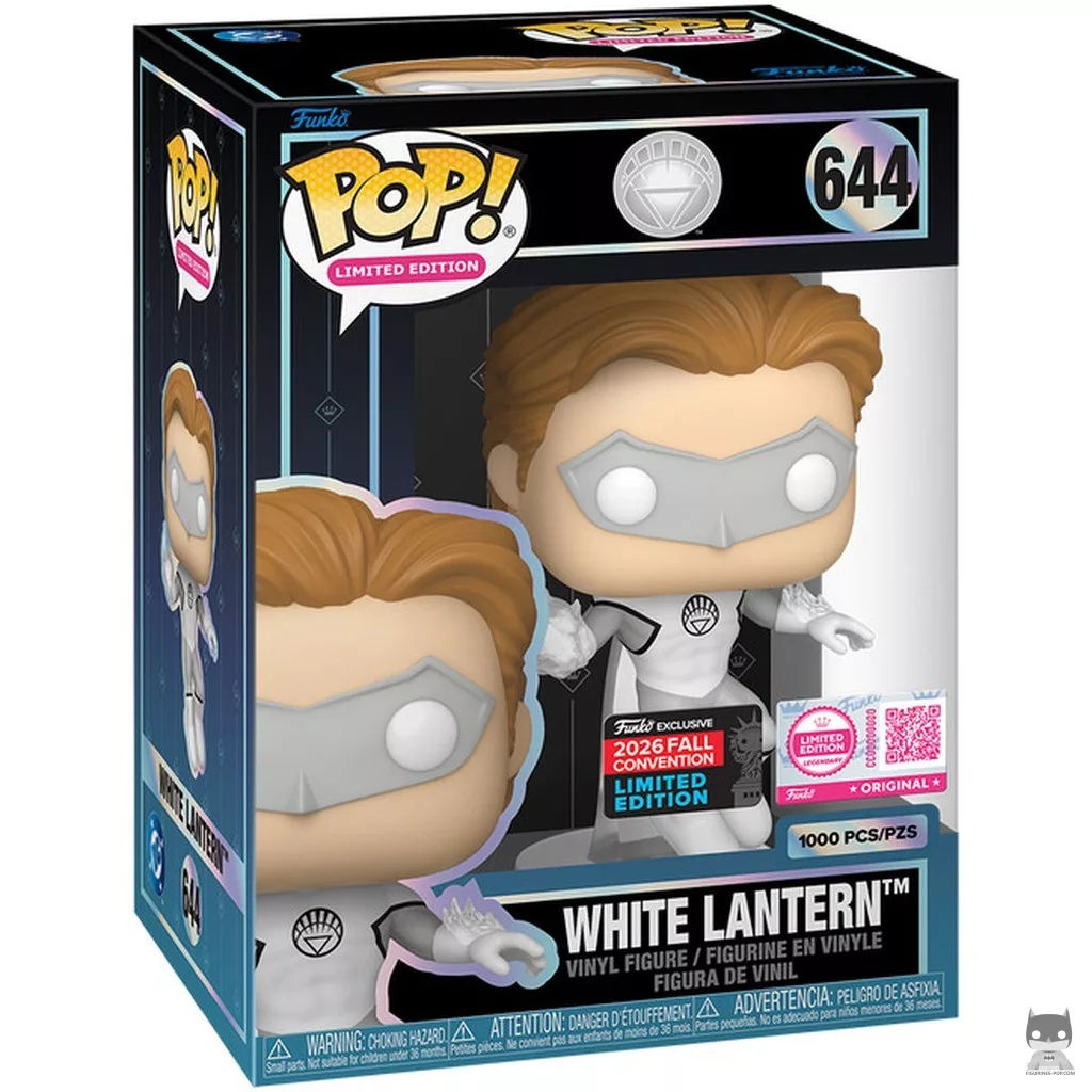 Figura Funko Pop! Linterna Blanca en su caja