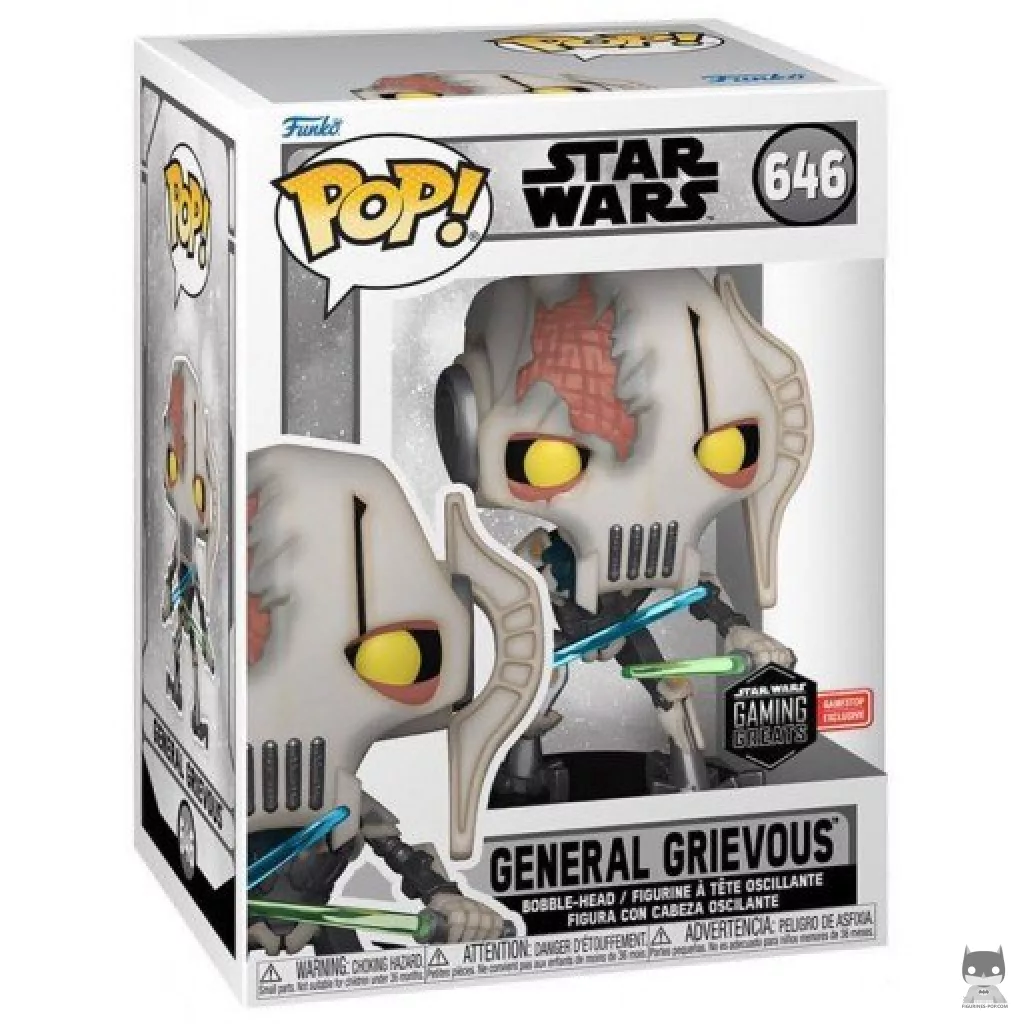 Figura Funko Pop! General Grievous en su caja