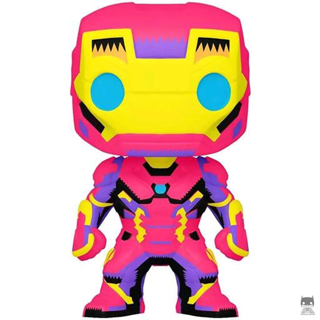 Figura Funko Pop! Iron Man (Luz negra) (Marvel Comics)