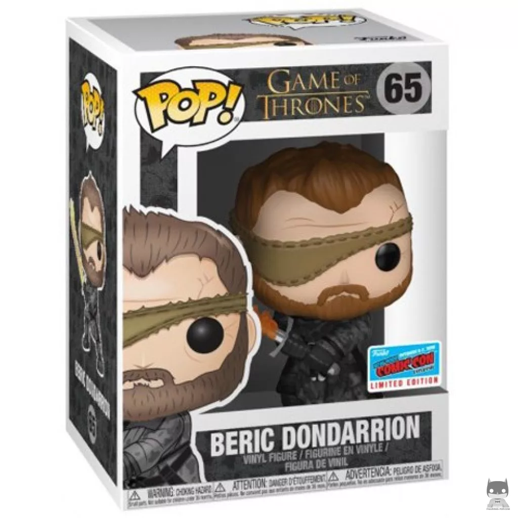 Figura Funko Pop! Beric Dondarrion en su caja