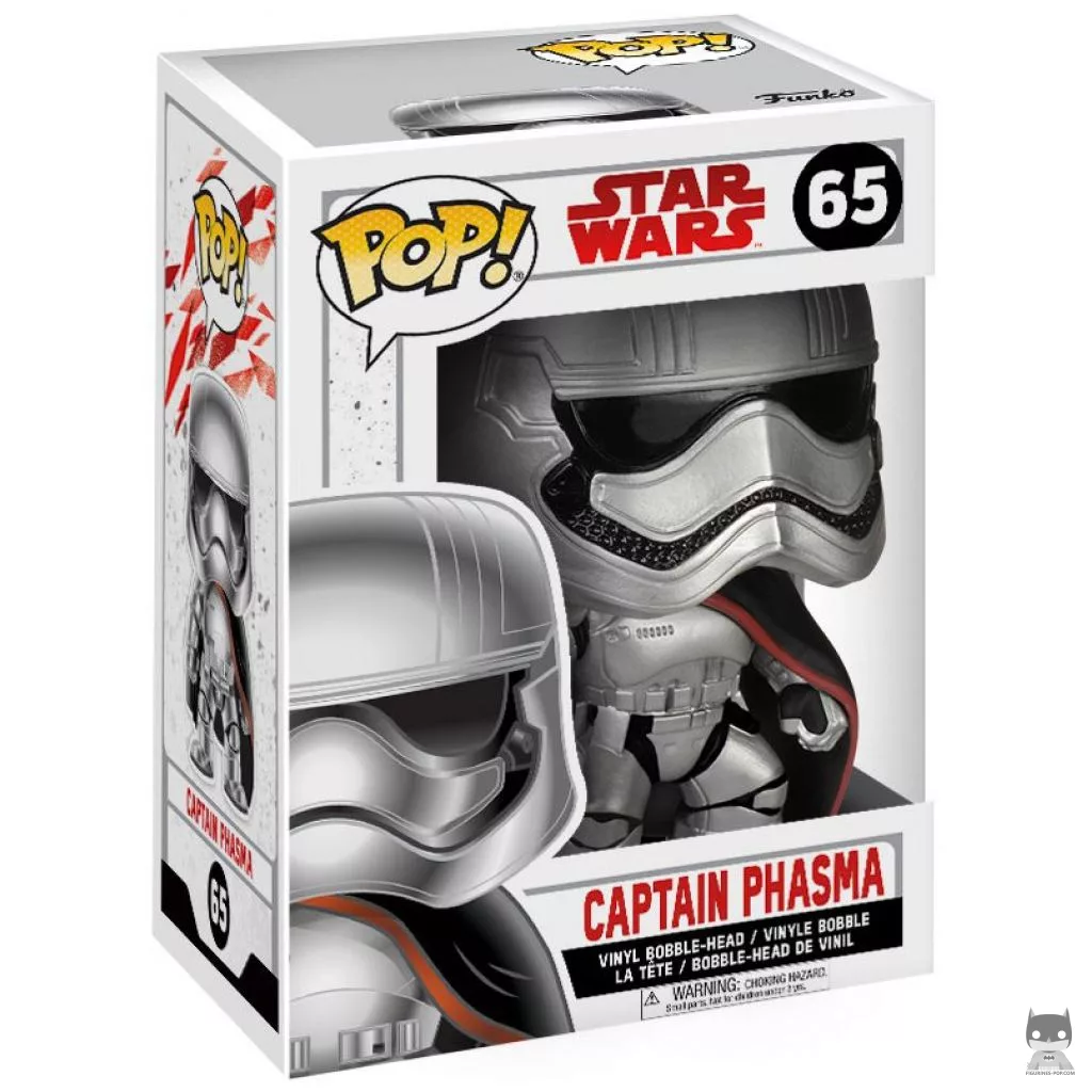Figura Funko Pop! Capitana Phasma en su caja