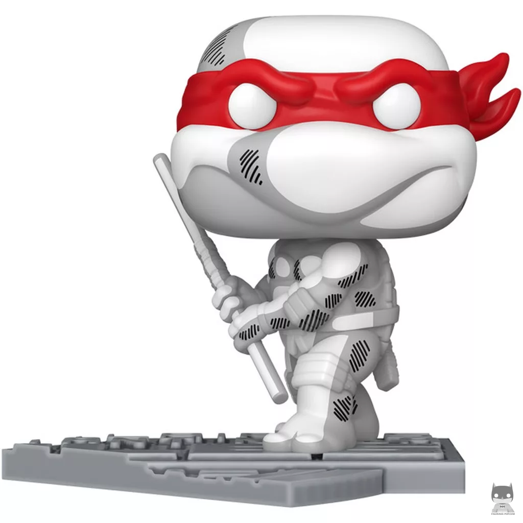 Figura Funko Pop! Donatello (Dañado en combate) (Comic Deco) (Tortugas Ninja de Eastman y Laird)