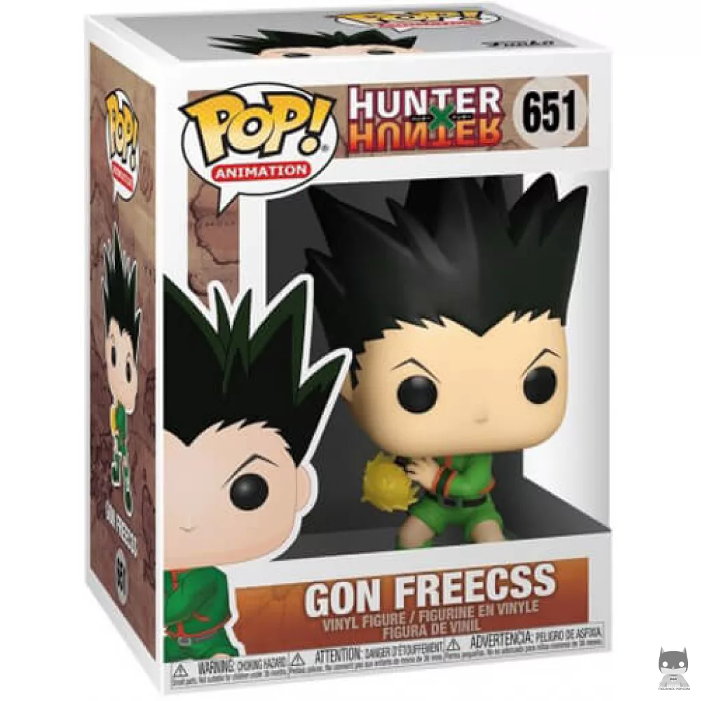 Figura Funko Pop! Gon Freecss en su caja