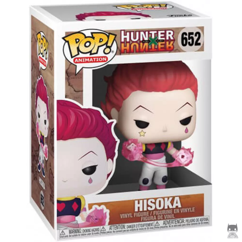 Figura Funko Pop! Hisoka en su caja